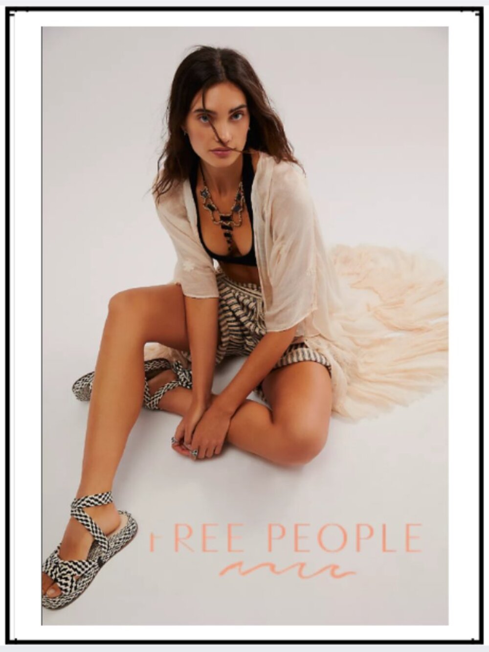 Free People Romantic Ruffle Duster